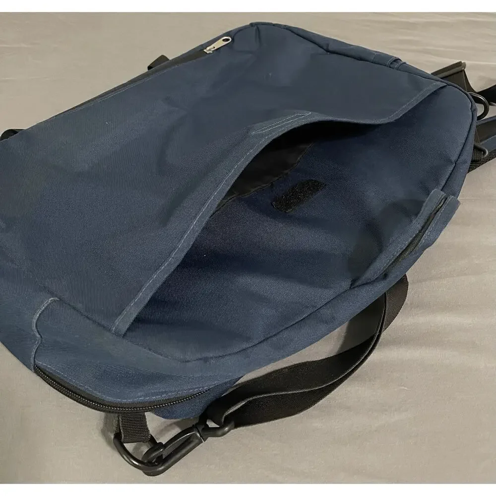 Jansport Georgia Tech GT Embroidered Messenger Bag Navy Blue Excellent Cond